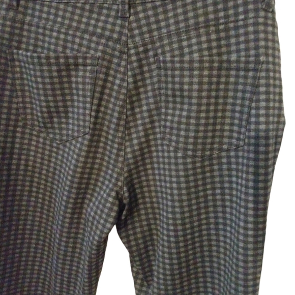 Gloria Vanderbilt Amanda Collection Black-Grey Checkered Stretch Jeans Size 10 - Picture 5 of 9